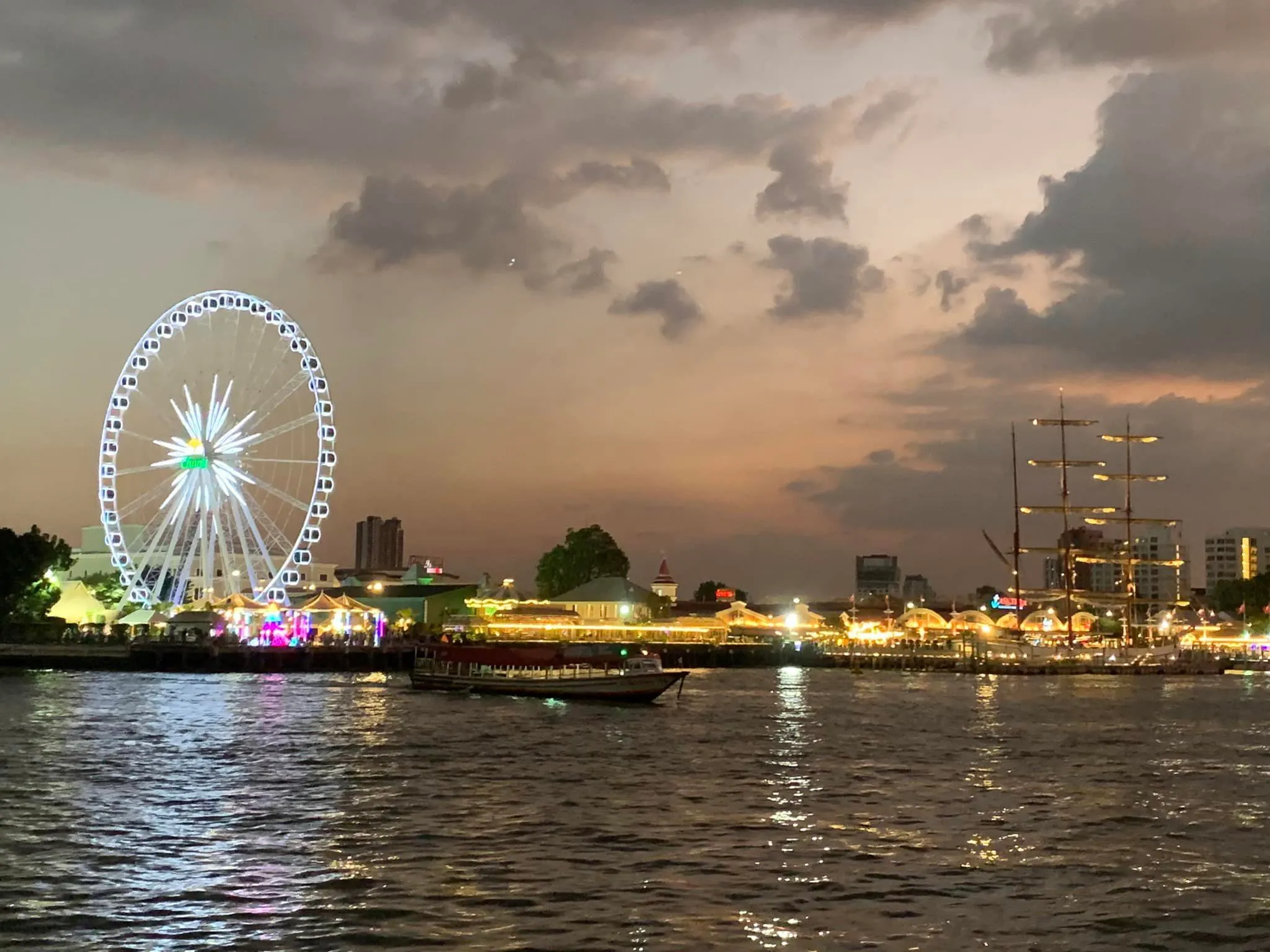 Boat near Asiatique